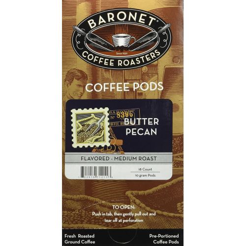  Capsule coffee Baronet Coffee Butter Pecan Coffee Pods, 54 Count