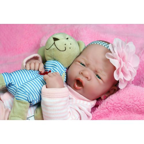  Doll-p My Lovely Baby Girl! Berenguer Lifelike Newborn Reborn Pacifier Doll +Extras