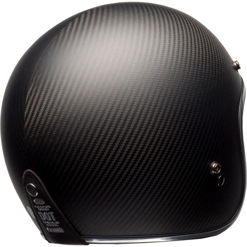 벨 Bell Custom 500 Carbon Open Face Motorcycle Helmet (RSD Bomb BlackGold, Medium) (Non-Current Graphic)