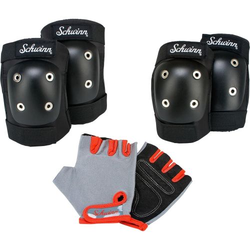  Schwinn SW76308-6 Childs Pad Set with Knee Elbow and Gloves