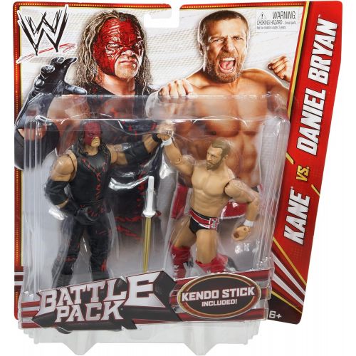 더블유더블유이 WWE Series 21 Battle Pack: Daniel Bryan vs. Kane Figure, 2-Pack