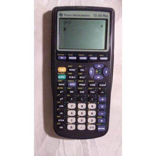  Texas Instruments TI-83 Plus Programmable Graphing Calculator (Packaging and Colors May Vary)