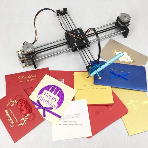  Geek-Lab Assembled XY Plotter - PaintingHandwriting Robot Kit - Laser Engraving - High-Precision - CorexyHbot structure - Open source
