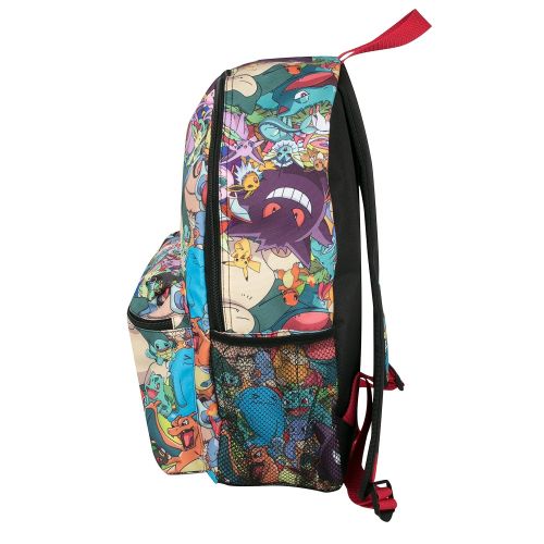  FAB Starpoint Pokemon All Over Print Multi Character 16 Backpack School Bag