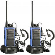 [아마존베스트]Arcshell Rechargeable Long Range Two-Way Radios with Earpiece 2 Pack UHF 400-470Mhz Walkie Talkies Li-ion Battery and Charger Included