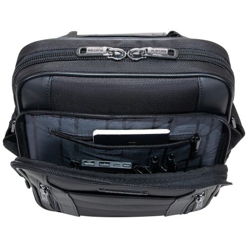  Kenneth Cole Reaction Keystone 1680d Polyester Single Compartment 12 Laptop/Tablet Case, Black