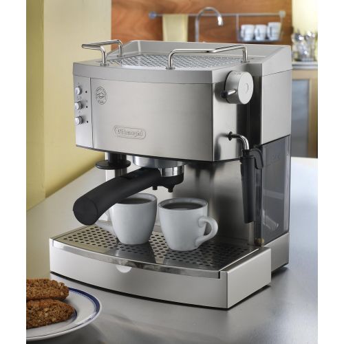 드롱기 DeLonghi EC702 15-Bar-Pump Espresso Maker, Stainless, Metal