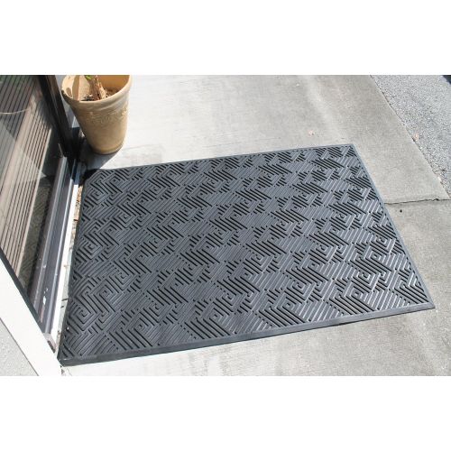  A1 Home Collections A1HCSM10 Maze Design Natural Rubber, Commercial/Residential Scraper Doormat