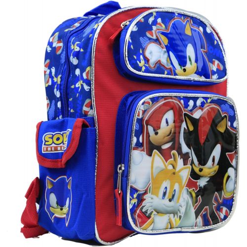 디즈니 Sonic The Hedgehog Disney Sonic Kids 12 Toddler School Backpack Canvas Book Bag New USA Seller #2