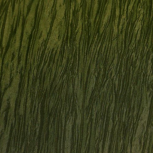  Ultimate Textile -10 Pack- Crinkle Taffeta - Delano 90 x 156-Inch Rectangular Tablecloth, Moss Green