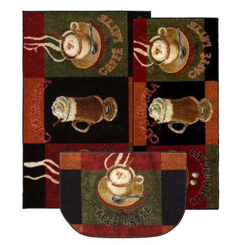  Mohawk Home New Wave Caffe Latte Primary Printed Rug, Set, Brown