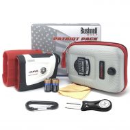 Wearable4u Bushnell Tour V4 Shift Laser Golf Rangefinder Bundle with Carrying Case, Carabiner, Lens Cloth, and Two (2) CR2 Batteries