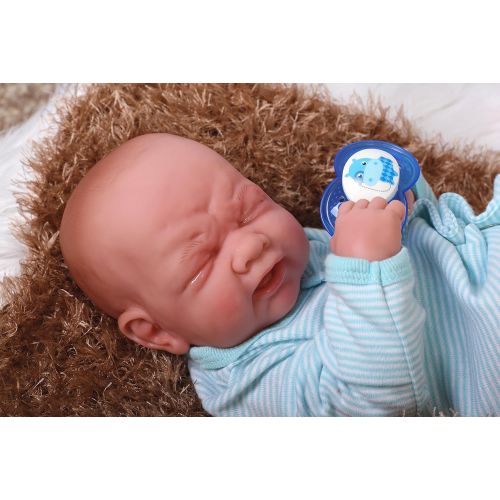  Brand: doll-p Reborn babies twins boy & girl preemie anatomically correct Washable Berenguer Realistic 14 Real Soft Vinyl LifeLike Pacifier Doll