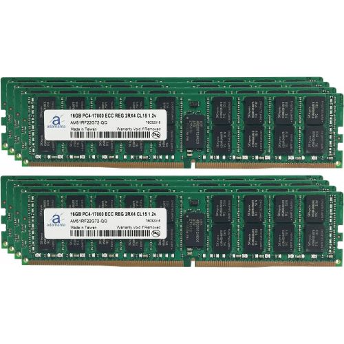  Adamanta 128GB (8x16GB) Server Memory Upgrade for HP Z840 Workstation DDR4 2133MHz PC4-17000 ECC Registered Chip 2Rx4 CL15 1.2V RAM