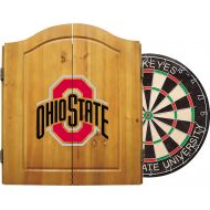 Imperial NCAA Dart Cabinet Set wSteel Tip Bristle Dartboard.