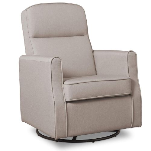  Delta Furniture Delta Children Blair Nursery Glider Swivel Rocker Chair, Taupe