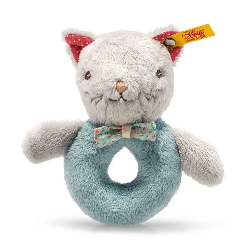  Steiff Blossom Babies Cat Grip Toy with Rattle