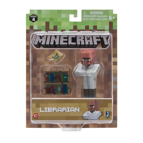  Minecraft Villager Librarian Figure Pack