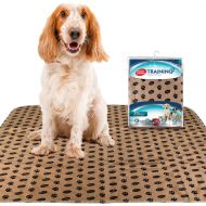 [아마존 핫딜]  [아마존핫딜]Simple Solution Large Washable Puppy Pad | Reusable Dog Pee Pad | Absorbent and Odor Controlling | 30x32 Inches, 2 Count
