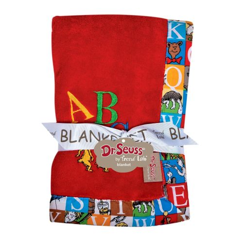  Trend Lab Dr. Seuss Alphabet Seuss Receiving Blanket