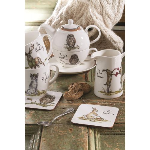  Churchill Country Pursuits Tea for Two Fine China Gift Teapot and Cups Set