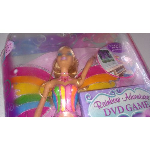 바비 Barbie Fairytopia Magic of the Rainbow 12 Inch Doll - Rainbow Adventure Elina with DVD Game