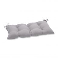 Pillow Perfect Outdoor/Indoor Tweed Swing/Bench Cushion, Gray