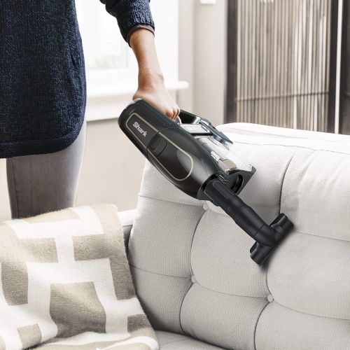  Amazon Renewed Shark X40 Lightweight Cordless Hand Vacuum Mode, DuoClean for Carpet & Hardfloor Cleaning, ION Battery (IR141), Charcoal (Renewed)