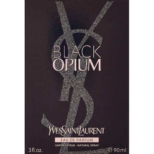 생로랑 Yves Saint Laurent Eau De Parfum Spray for Women, Black Opium, 3 Ounce