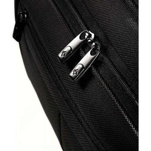 쌤소나이트 Samsonite Classic Multi Gusset Toploader Briefcase, Black, Triple 15.6-Inch