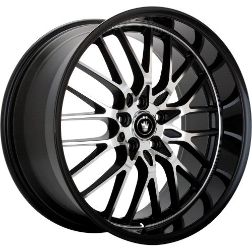  Konig Lace Gloss Black Wheel with Mirror Machined Face (17x8/5x114.3mm)