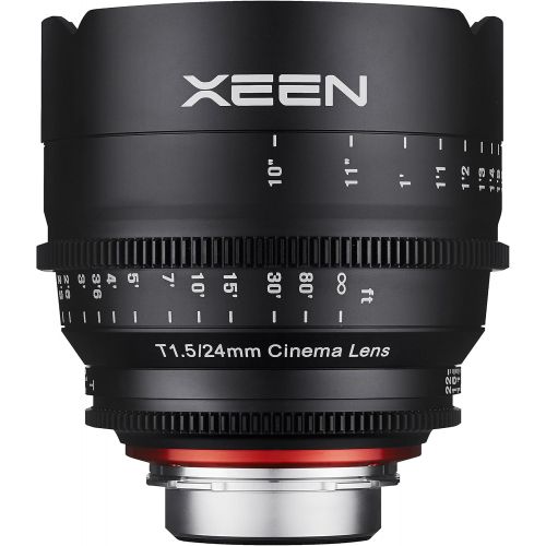  Rokinon Xeen XN24-C 24mm T1.5 Professional CINE Lens for Canon EF