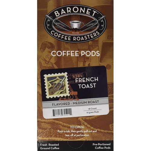  Baronet Coffee French Toast Coffee Pods, 54 Count