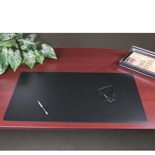  Artistic 20 x 36 Rhinolin II Ultra-Smooth Writing Pad Desk Mat with Exclusive Microban Antimicrobial Protection, Black