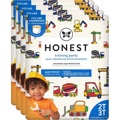  The Honest Company Toddler Training Pants, Unicorns, 2T3T, 104 Count (Packaging May Vary)