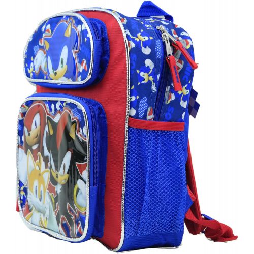 디즈니 Sonic The Hedgehog Disney Sonic Kids 12 Toddler School Backpack Canvas Book Bag New USA Seller #2