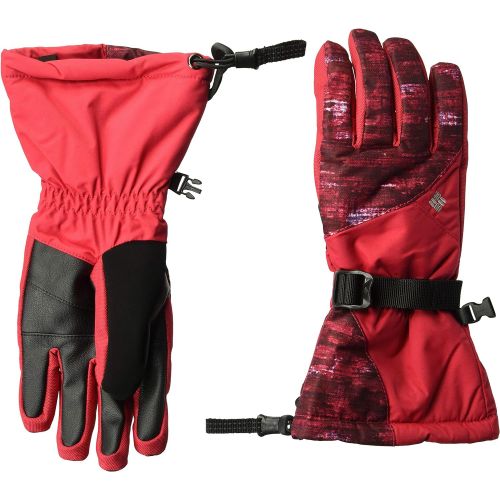 컬럼비아 Columbia Womens Gloves Whirlibird Gloves, Red Mercury Camo Print, Small