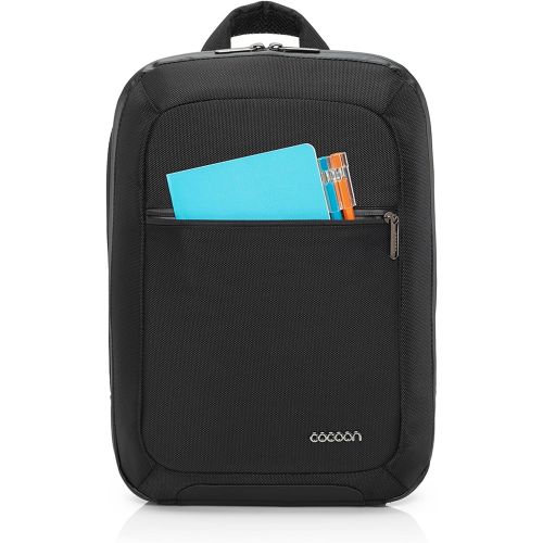  Cocoon Innovations Slim Backpack with Grid-IT Fits up to 15 Laptop & Built-in 10 Tablet Backpack (MCP3401BK)