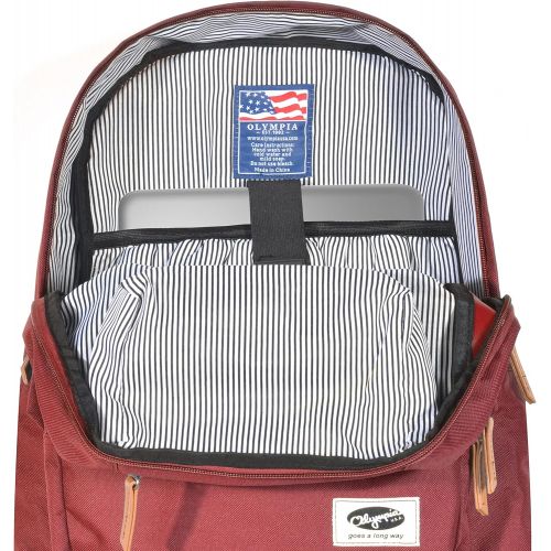  Olympia Element 18 Backpack, MAROON, One Size