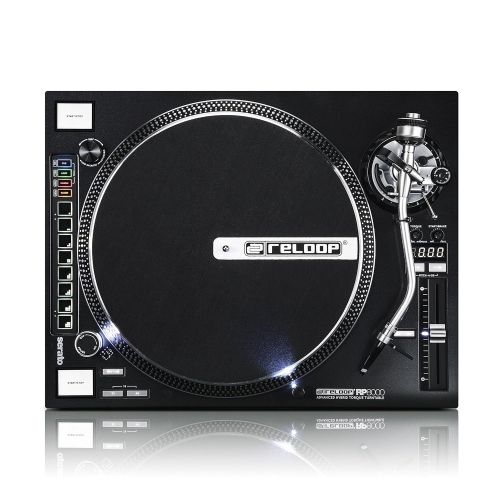  Reloop AMS-RP-8000 RP-8000 Advanced Hybrid Torque Turntable with Upper-Torque Direct Drive, Black