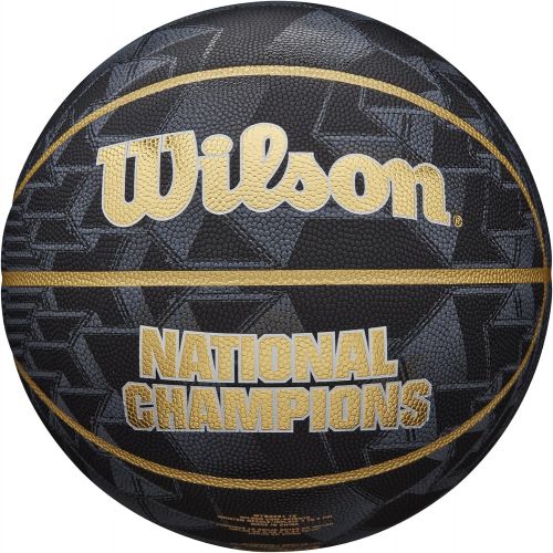 윌슨 Wilson Sporting Goods WTB0591IDCHP18A NCAA National Championship basketballs, BlackWhite