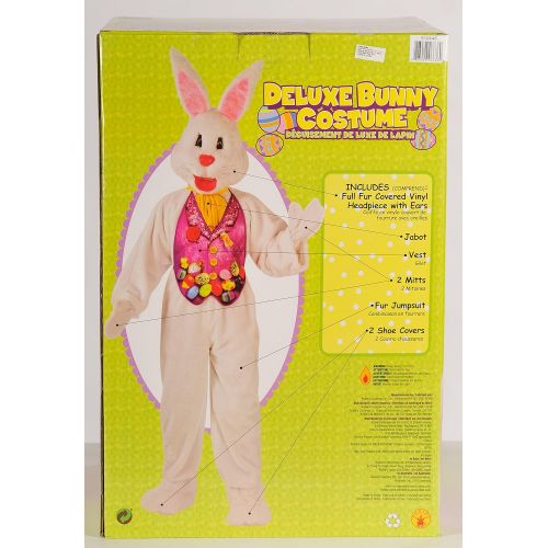  Rubie%27s Rubies Costume Co Mens Super Deluxe 2X Mascot Bunny Costume
