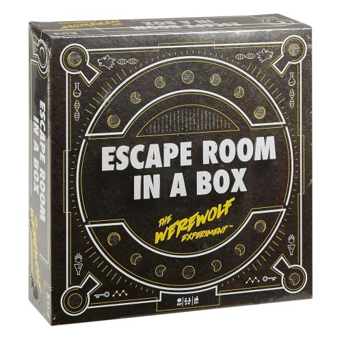 마텔 Mattel Games Escape Room in a Box: The Werewolf Experiment, Board Game for Adults and Kids 13+