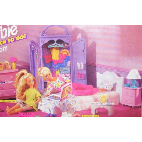 바비 Barbie so Much to Do Bedroom Playset (1995) Retired