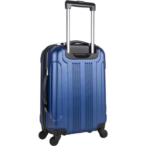  Kenneth Cole Reaction Out Of Bounds 20-Inch Carry-On Lightweight Durable Hardshell 4-Wheel Spinner Cabin Size Luggage