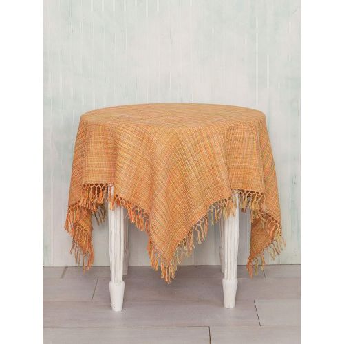  April Cornell Misty Island Honeycomb Weave 60 x 90 Inch Rectangle 100% Cotton Tablecloth - Seats 6-8