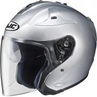 HJC Helmets HJC 640-573 FG-JET Open-Face Motorcycle Helmet (Silver, Medium)