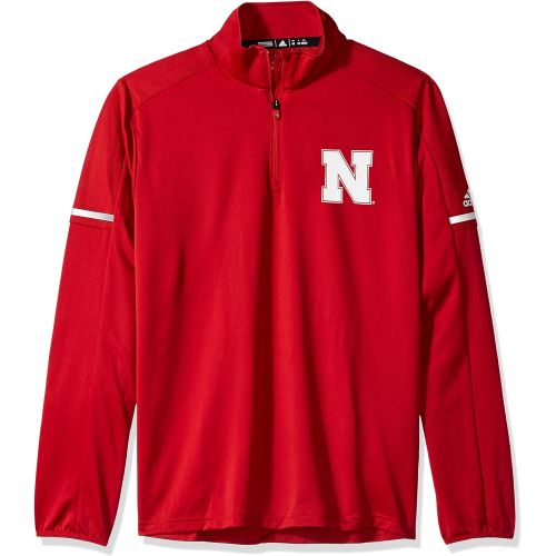 아디다스 adidas NCAA Mens Sideline L/S 1/4 Zip Pullover Jacket