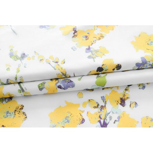  DriftAway Blossom Abstract Floral Botanic Thermal Room Darkening Grommet Unlined Window Curtains, Set of Two Panels, Each Size 52x84 (Lavender)