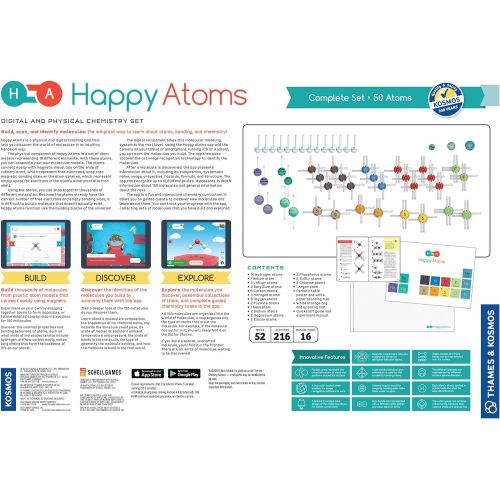  Thames & Kosmos Happy Atoms Magnetic Molecular Modeling Set and Complete Set